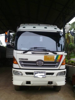 ขายรถบรรทุก 24 ล้อพ่วงแม่-ลูกดัมพ์ HINO MEGA 380 แรงม้าปี 2552 ราคา 2700000