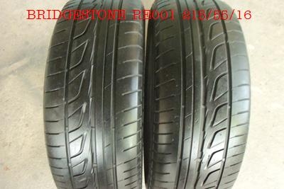 BRIDGESTONE POTENZA RE001 215/55/16 ปี07  หนึ่งคู่ 1,500