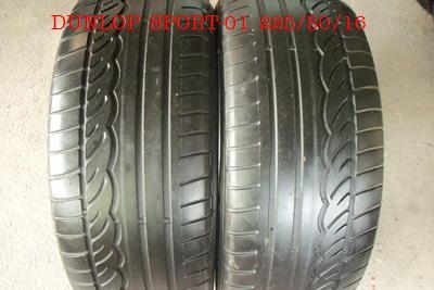 DUNLOP SPORT-01 225/50/16 ปี09  หนึ่งคู่ 1,800