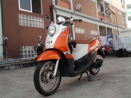 ขออนุญาติขาย Yamaha Fino 115 cc. สีส้มขาว ขออนุญาติขาย Yamaha Fino 115 cc. สีส้มขาว