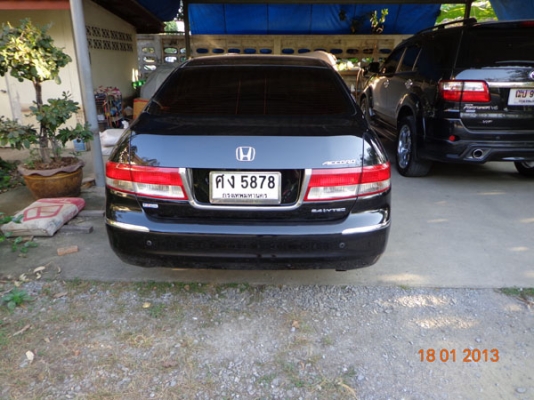 HONDA ACCORD ปี 04 สีดำ ตัว TOP สุด 2.4 EL AIRBAG 4 ลูก พวงมาลัย MUTIFUNCTION ระบบล็อกความเร็ว ไฟขาว รถห้างมือเดียว ผู้หญิงใช้น้อย 1 แสน กม. เช็คศูนย์ตลอด รถสวยมาก ไม่เคยชน ทะเบียนพร้อมโอน HONDA ACCORD ปี 04 สีดำ ตัว TOP สุด 2.4 EL AIRBAG 4 ลูก พวงมาลัย MUTIFUNCTION ระบบล็อกความเร็ว ไฟขาว รถห้างมือเดียว ผู้หญิงใช้น้อย 1 แสน กม. เช็คศูนย์ตลอด รถสวยมาก ไม่เคยชน ทะเบียนพร้อมโอน