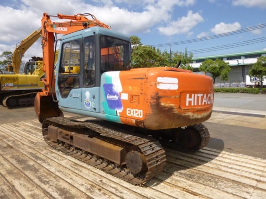 ขายด่วน  HITACHI  EX 120-3   เก่าญี่ปุ่นแท้  ยังไม่เคยใช้งานในไทย   สภาพสวยจริง ๆๆ