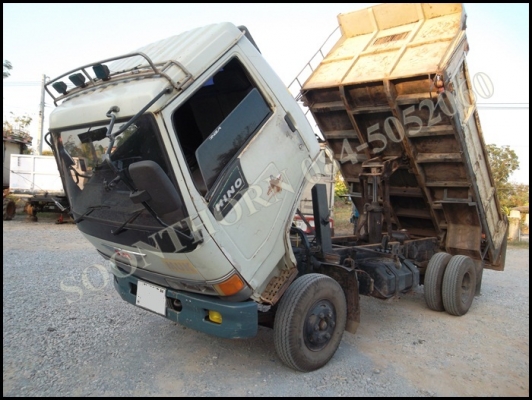ขายด่วน รถบรรทุก 6 ล้อดั้ม HINO FB2W 120 แรง (ซุบเปอร์เสี่ย) ห้างแท้ สภาพเดิมๆ พร้อมใช้งาน ราคาสุดคุ้ม