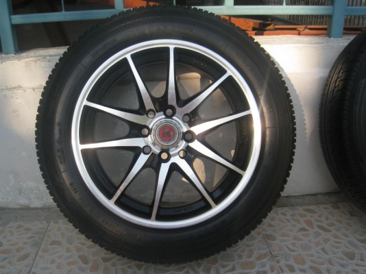 ขายล้อแม็ก Lenso Samurai sc-01 15"x6.5" et 38 4รู100+ ยางปี 10,11 (081-3747940)