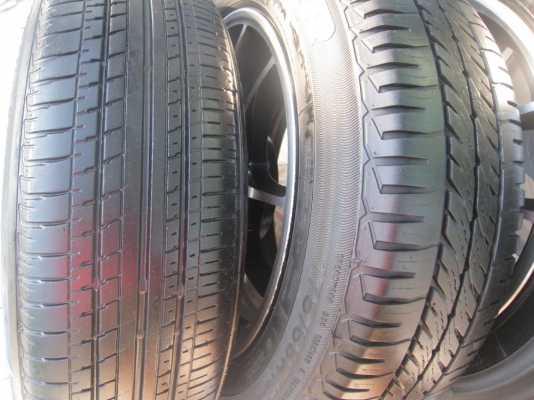 ขายล้อแม็ก Lenso Samurai sc-01 15"x6.5" et 38 4รู100+ ยางปี 10,11 (081-3747940)