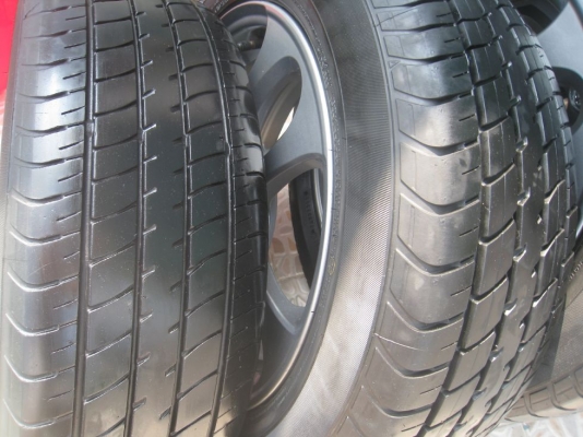 ขายล้อแม็กเดิม TOYOTA VIOS ขอบ 15"x5.5" et 45 4รู100 +ยางปี 10,11(081-3747940)