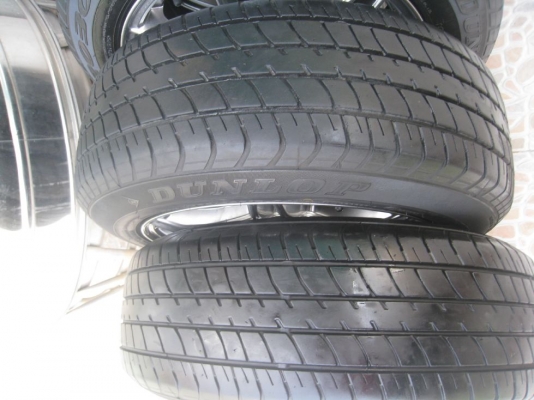 ขายล้อแม็ก Lenso Project D Spec-D 15"x7" et 40 4รู 100+ยางปี 10 ( 081-3747940 )