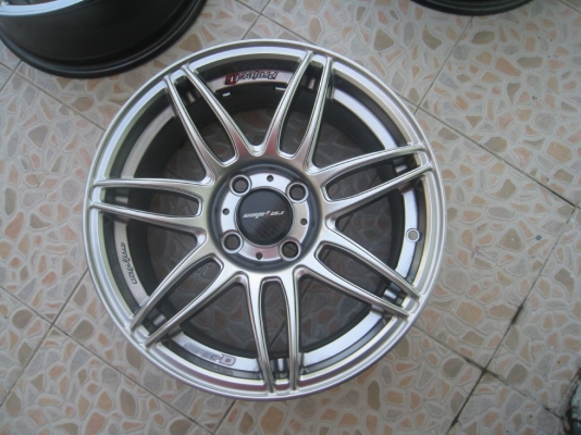 ขายล้อแม็ก Lenso Project D Spec-D 15"x7" et 40 4รู 100+ยางปี 10 ( 081-3747940 )