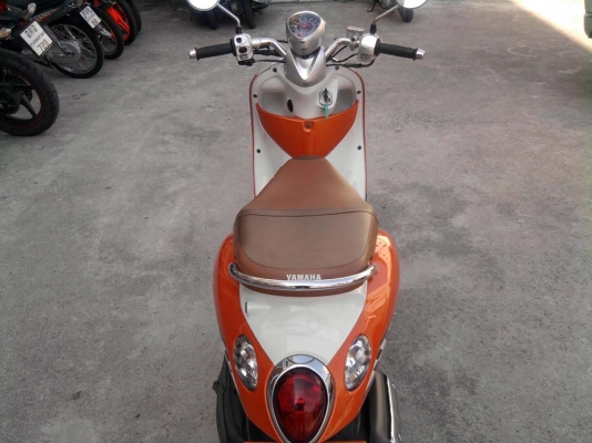 ขออนุญาติขาย Yamaha Fino 115 cc. สีส้มขาว ขออนุญาติขาย Yamaha Fino 115 cc. สีส้มขาว