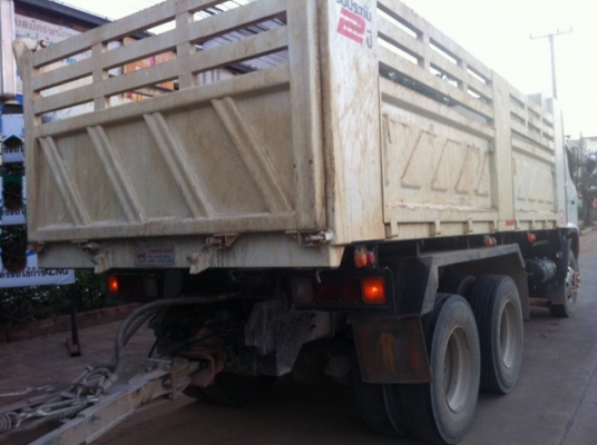 ขายดาวน์ รถพ่วง 22 ล้อ 2 เพลา ดั้ม แม่-ลูก กระบะเหล็กสามมิตร HINO 360 ซีรี้.500 ปี.55 ติดแก็ส NGV 6 ใบ จากบริษัท แท้