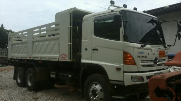 ขายดาวน์ รถพ่วง 22 ล้อ 2 เพลา ดั้ม แม่-ลูก กระบะเหล็กสามมิตร HINO 360 ซีรี้.500 ปี.55 ติดแก็ส NGV 6 ใบ จากบริษัท แท้
