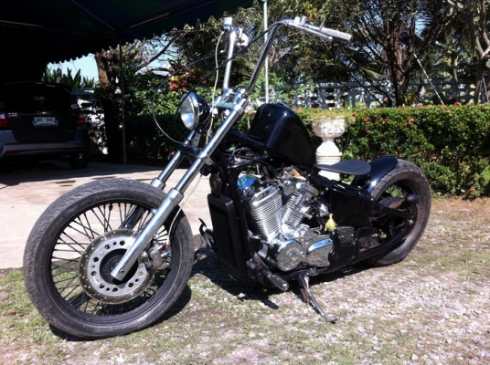 ขาย...steed 400 ประกอบใหม่แต่ง old school.... 57000