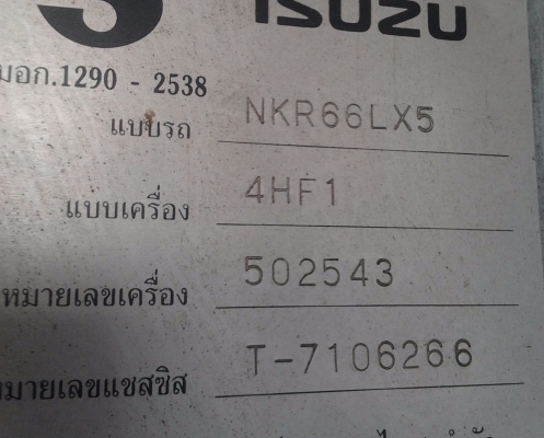 ISUZU NKR 120 HP 4HF1 ปี 42 หัวการ์ตูนสภาพสวยจัด กระบะคอกเหล็กยาว 4.30 เมตรไม่มีผุ เครื่องแน่นแรงดีไม่มีเยิ้ม หัวบางเดิมๆภายในเก๋งคอนโซลอุปกรณ์ครบครัน ช่วงล่างคัชซีสวยไม่มีบวม ยางสภาพเต็มดีพร้อมใช้งาน เอกสารทะเบียนภาษีครบไม่มีขาดพร้อมโอนครับ