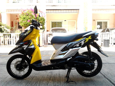 ขาย YAMAHA TTX 2012 ไมล์ 3764 กม ตัวล่าสุด สภาพเดิมๆ เครื่องหัวฉีดประหยัดน้ำมัน สีดำ เหลือง จด 25 เมษายน 2555 ราคา 33900 บาท ขาย YAMAHA TTX 2012 ไมล์ 3764 กม ตัวล่าสุด สภาพเดิมๆ เครื่องหัวฉีดประหยัดน้ำมัน สีดำ เหลือง จด 25 เมษายน 2555 ราคา 33900 บาท