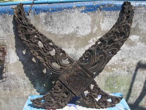 ขายกาแลไม้สักเก่า