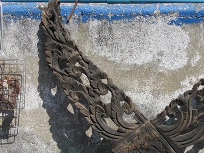 ขายกาแลไม้สักเก่า