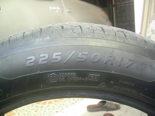 เศษยาง มิชลิน 225-50-17 ปี 10