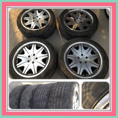 ขายล้อแม็กมือ2 ขอบ 18 VIP 5 รู 114 +ยางปี 10 ราคา 10900 บ. ราคาถูก