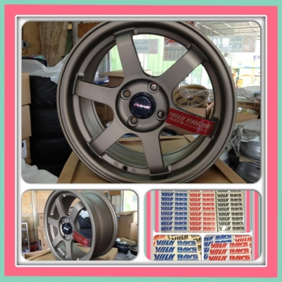 ขายล้อแม็กใหม่100\% TE37 SL ขอบ15 ราคา 8800 บาทถูกๆๆๆ