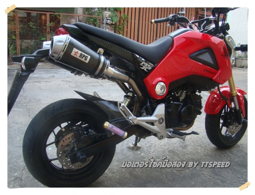 ขาย MSX 125 ท่อคู่ RPG เครื่องเดิมรถปี 56 เล่มครบ