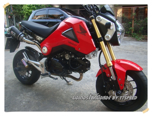 ขาย MSX 125 ท่อคู่ RPG เครื่องเดิมรถปี 56 เล่มครบ