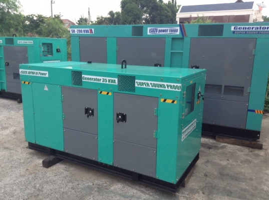 เครื่องปั่นไฟ35/40kva.mad in japan รับประกัน12เดือน