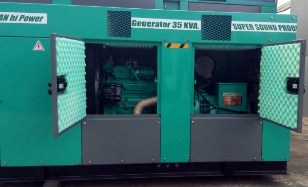 เครื่องปั่นไฟ35/40kva.mad in japan รับประกัน12เดือน