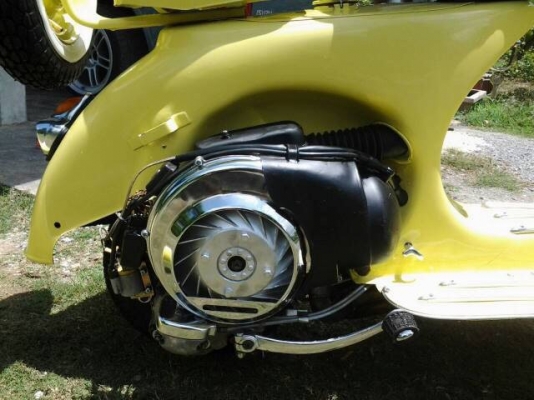 ขาย vespa 64 อินเดียสวยๆใหม่ๆ สีเหลืองอ่อนๆ มองแล้วสบายตา รถประกอบใหม่หมดครับ เอกสาร อินวอย no book ราคา 48500 บาท รับเทรินทุกรุ่นครับ...