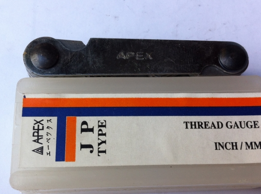 หวีวัดเกลี่ยว APEX วัดได้ทั้ง นิ้วและมิล สภาพใหม่ยังไม่เคยใช้งาน