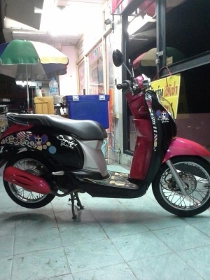 Honda Scoopy i สีชมพู ดำ รถสวยๆ ประหยัดน้ำมัน Honda Scoopy i สีชมพู ดำ รถสวยๆ ประหยัดน้ำมัน