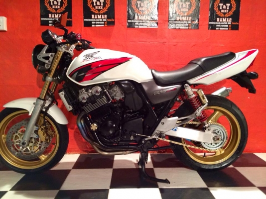 T&amp;T BIKE RAMA2 ขายHONDA CB400 V-TEC2 ปี2002 อินวอย สพม เทคเปิดครบ ราคาเพียง 89500฿