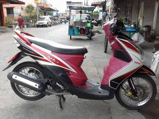 mio ปี 52 แดง ขาวไฟคู่ ท่ออาร์ม รถบ้าน เครื่องเดิมๆ มีเล่ม เอกสารครบ