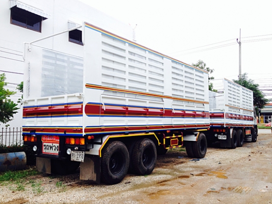รถเจ้าของฝากขาย รถพ่วง 22 ล้อ DECA 320 ยูโรทู ปี51 แมคโหลด ห้าสิบปีทอง ไม่ดัมพ์สหกิจ ลูก3เพลายาว7.20เมตร