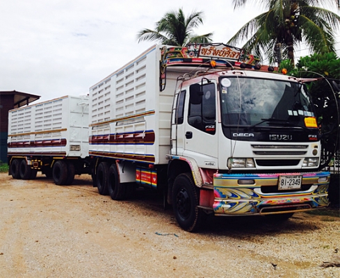 รถเจ้าของฝากขาย รถพ่วง 22 ล้อ DECA 320 ยูโรทู ปี51 แมคโหลด ห้าสิบปีทอง ไม่ดัมพ์สหกิจ ลูก3เพลายาว7.20เมตร