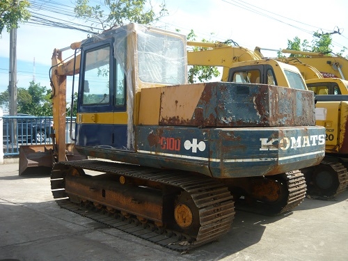 รถขุด Komatsu PC100-3 รถเก่านอก นำเข้าจากญี่ปุ่น พร้อมลุยงาน 091 695-6445