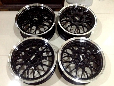 แม็กซ์แท้ BBS 16 ล้อ FORGED ET55 กว้าง 6ครึ่ง เบา Made in japan PCD 5-100 ตจว ส่งได้
