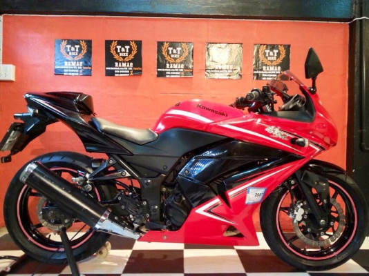 T&amp;T BIKR RAMA2 ขายKAWAZAKI NINJA 250 ปี2011 แต่งท่อคู่คับ รถสวยเดิม มือเดียว วิ่งน้อย ราคาเพียง 89000 ฿