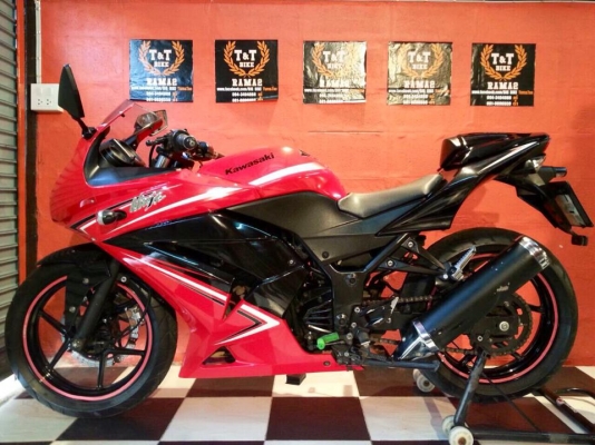 T&amp;T BIKR RAMA2 ขายKAWAZAKI NINJA 250 ปี2011 แต่งท่อคู่คับ รถสวยเดิม มือเดียว วิ่งน้อย ราคาเพียง 89000 ฿