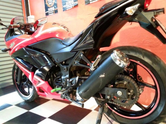 T&amp;T BIKR RAMA2 ขายKAWAZAKI NINJA 250 ปี2011 แต่งท่อคู่คับ รถสวยเดิม มือเดียว วิ่งน้อย ราคาเพียง 89000 ฿