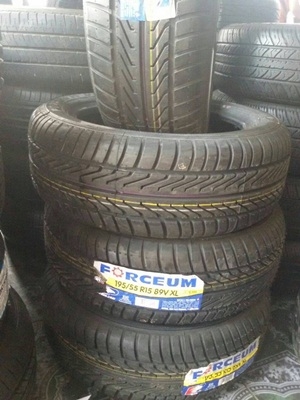 ขายยางใหม่195/55/15 ปี 14 FORCEUM