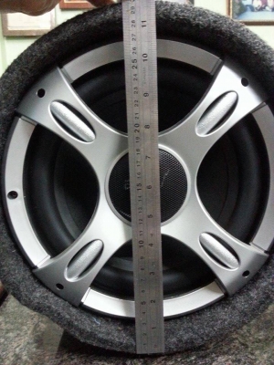 Sub 10 นิ้ว แอมป์ในตัว ซับบาซูก้า ซับท่อ