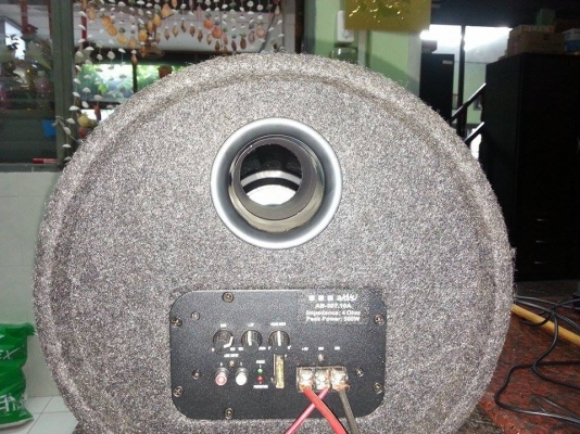 Sub 10 นิ้ว แอมป์ในตัว ซับบาซูก้า ซับท่อ