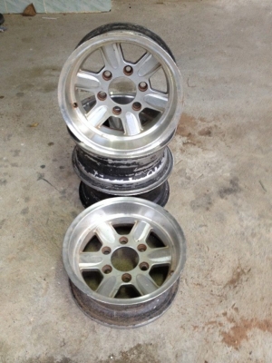 ขายล้อ 6 ก้าน ขอบ 14"  ขอบหนา ไม่ดุ้ง  พร้อมส่งทั่วไทยคับ