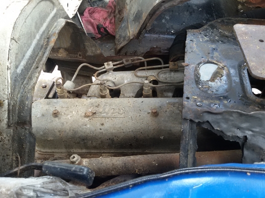 ขายรถ HINO KM350 เครื่อง EH100 135cc. กระบะพื้นเรียบท้ายลาด