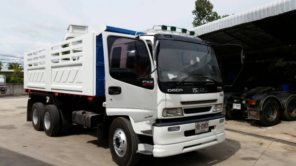 ISUZU FXZ 270 EURO1 ทำเป็น EURO2 กระบะดั๊มพ์ 3 มิตร