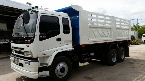 ISUZU FXZ 270 EURO1 ทำเป็น EURO2 กระบะดั๊มพ์ 3 มิตร