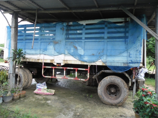 ขายรถบรรทุก 10 ล้อดั้ม 2 เพลา HINO ดั้มแม่ลูกทะเบียนเต็มเครื่องดีคัสซีสวยๆ