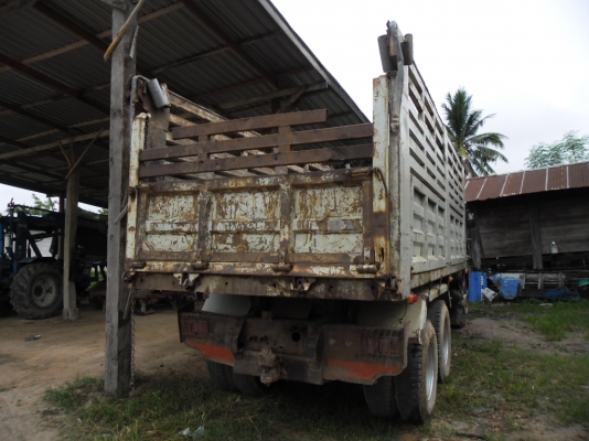 ขายรถบรรทุก 10 ล้อดั้ม 2 เพลา HINO ดั้มแม่ลูกทะเบียนเต็มเครื่องดีคัสซีสวยๆ