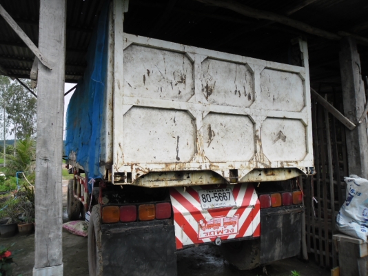 ขายรถบรรทุก 10 ล้อดั้ม 2 เพลา HINO ดั้มแม่ลูกทะเบียนเต็มเครื่องดีคัสซีสวยๆ