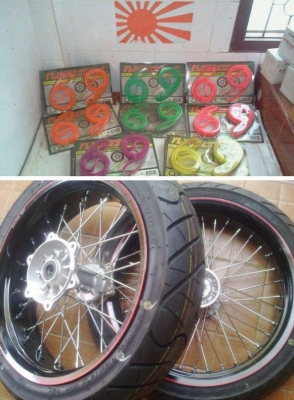 ลด+เลิก+ส่งฟรีทุกชิ้น!!!! สาวก Kawasaki 2T เชิญทางนี้